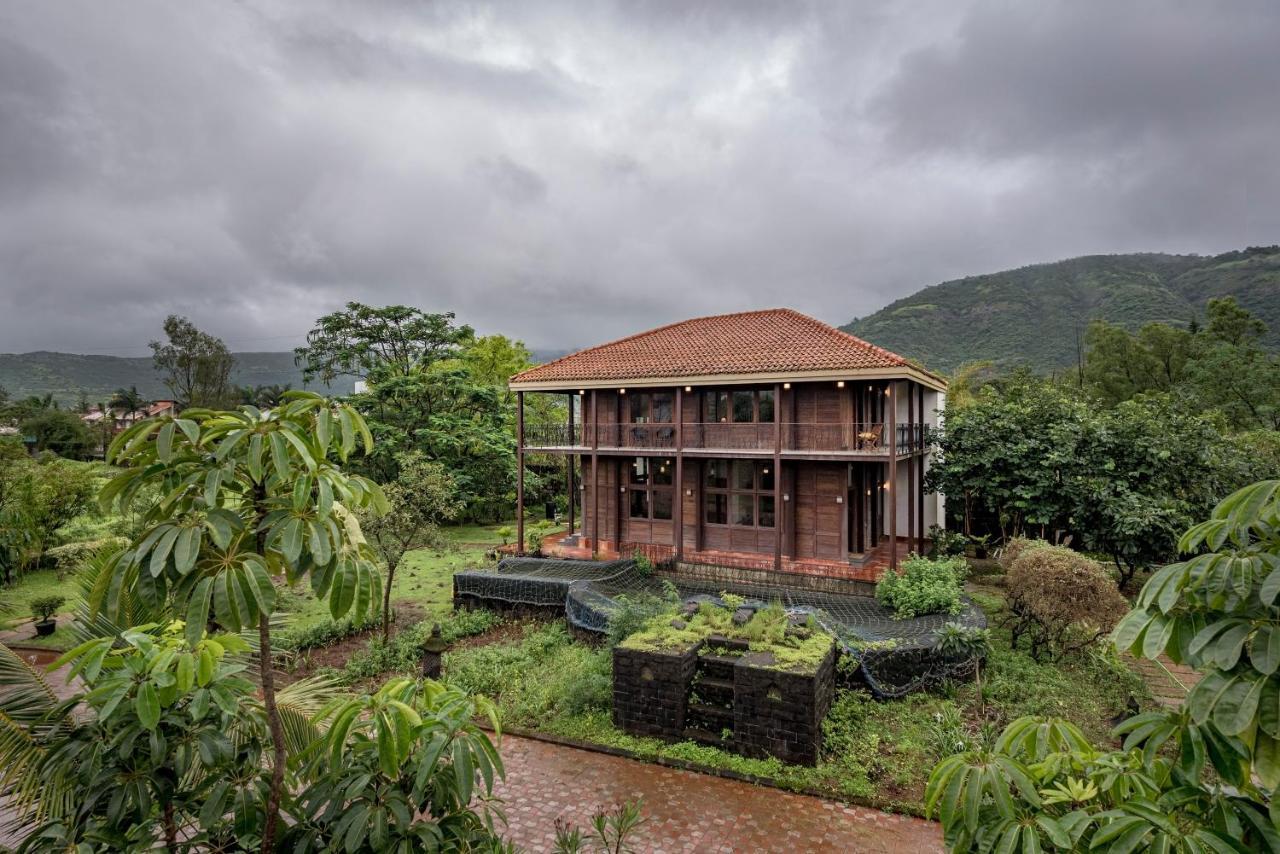 Saffronstays Boulevard Loghouse - A Wooden Chalet Amidst Nature Kārli Kültér fotó